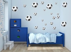 Nálepka pre chlapcov do detskej izby footbalové lopty