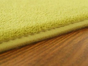 TZ Zelený jednofarebný obdĺžnikový koberec Polar 200x300