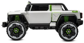 Baby Mix Detské elektrické autíčko Flexible, biele