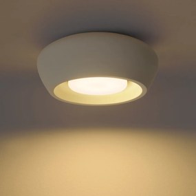 Moderná okrúhla béžová stropná lampa - Concerto