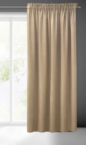 ZATEMŇOVACÍ ZÁVES NA PÁSKE PIERRE CARDIN SIBEL 140X270 CM CAPPUCCINO
