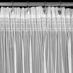 ZÁCLONA NOELIA NA PÁSKE 300X270 CM BIELA