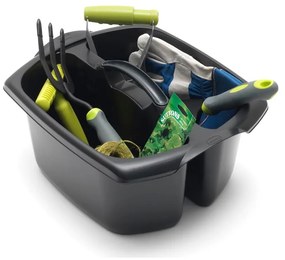 Čierne dvojité vedro Addis Caddy