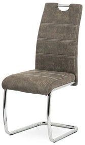 BONTEC Jedálenská stolička, čierna, látka, HC-483 BK3 Farba: Hnedá