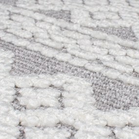 Sivý umývateľný koberec zo ženilky 80x160 cm Jhansi – Flair Rugs