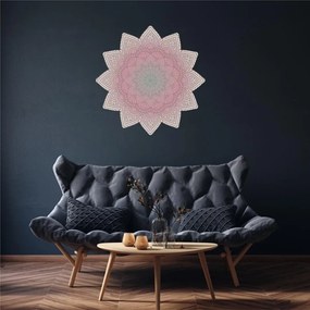 Samolepky na stenu - Mandala ružová