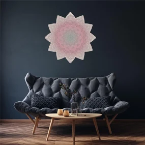 Samolepky na stenu - Mandala ružová