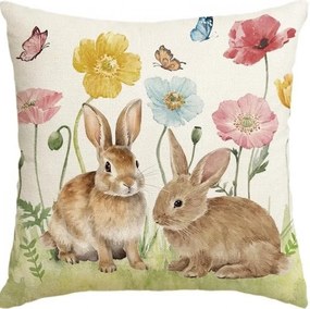 Ľanový povlak na vankúš HOPPINO 45x45 cm, farebný