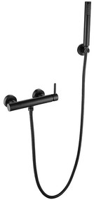 Batéria sprchová Ilma s vaňovou súpravou čierna