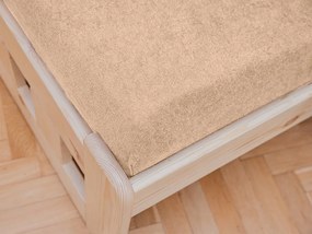 Froté plachta do detskej postieľky marhuľová 70x140 cm