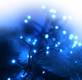 Vianočné svetielka vnútorné modré 300 LED