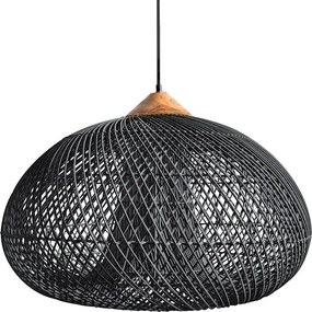 Ratanové svietidlo LF01-L čierne