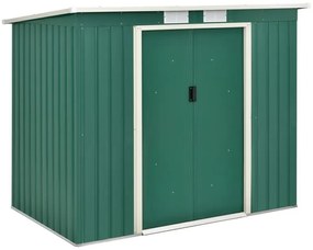 Záhradný domček na náradie, 267 x 181 cm, tmavozelený