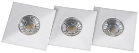 Rabalux 1080 - SADA 3x LED Kúpeľňové podhľadové svietidlo RANDY 1xLED/4W/230V hr