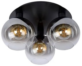 Lucide 74114/03/30 - Stropné svietidlo MARIUS 3xE27/40W/230V čierna