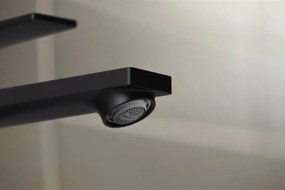 Hansgrohe Rebris E, vysoká umývadlová batéria 240 s odtokovou súpravou s tiahlom, CoolStart, EcoSmart, čierna matná, HAN-72591670
