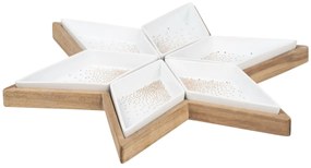 räder Servírovací podnos s miskami Star 40 cm