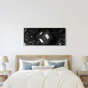 Obraz abstraktné kocky (120x50 cm)