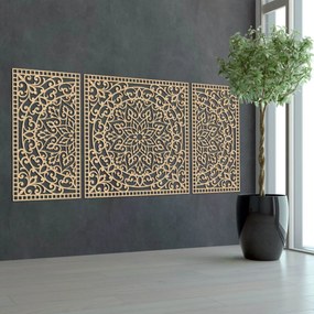 SENTOP | Luxusná drevená mandala na stenu – nástenná dekorácia z dreva| SENTOP HDF0514-B