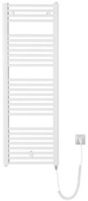 Aqualine - Kúpeľňový elektrický radiátor DIRECT-E 400W/230V 132 cm biela