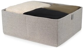 Sivý úložný box Compactor Oxford, 42 x 36 cm