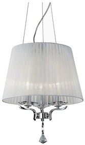 Ideal Lux - Luster na lanku PEGASO 3xE14/28W/230V pr. 40 cm lesklý chróm