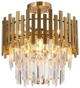 Luster na tyči ASPEN 6xE14/40W/230V zlatá