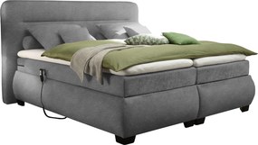 XXXLutz BOXSPRINGOVÁ POSTEĽ, 180/200 cm, tmavosivá MID.YOU - Postele - 002220031708