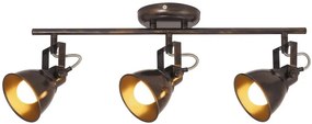 Rabalux VIVIENNE stropné bodové svietidlo max. 3x40W | E14 | IP20 - antická hnedá