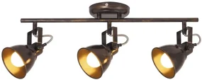 Rabalux VIVIENNE stropné bodové svietidlo max. 3x40W | E14 | IP20 - antická hnedá