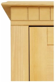 Vitrína z borovicového dreva v prírodnej farbe 180x35 cm Lisa – Støraa