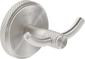 Mexen Gravo, nástenný dvojitý háčik na uteráky, oceľová, 70A93012-97