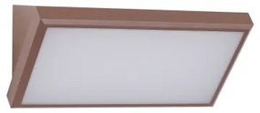 Brilagi-LED Vonkajšie nástenné svietidlo so senzorom TRIANGLE LED/20W/230V hnedá IP65