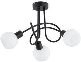 Prisadený luster ERYKA 3xE14/10W/230V čierna
