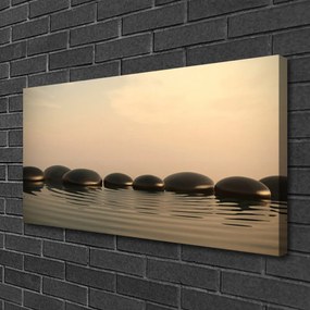 Obraz Canvas Kamene voda umenie 120x60 cm
