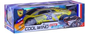 LEAN Toys Diaľkovo ovládané športové auto s ovládačom R/C, žlté