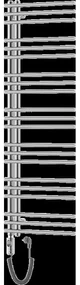 Mexen Neptun elektrický radiátor 1400 x 500 mm, 600 W, chróm - W101-1400-500-2600-01