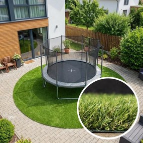 Europe Grass, Umelá tráva Botanic kruh, 320x320 (priemer) kruh, zelená, exteriér