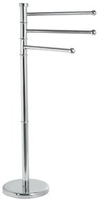 Aqualine - Stojan s vešiakom na uteráky SAMBA 85,5 cm nerez/lesklý chróm