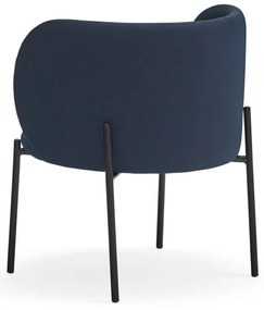 Modré kreslo Teulat Mogi