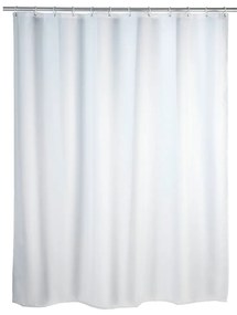 Biely sprchový záves s protiplesňovou povrchovou úpravou Wenko, 180 × 200 cm