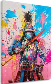 Obraz Samurai Spirit na plátne | Maľovaná štruktúra