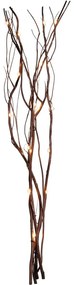 Hnedá svetelná dekorácia ø 8 cm Willow – Star Trading