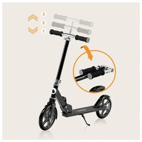 Lionelo - Detská kolobežka LUCA čierna