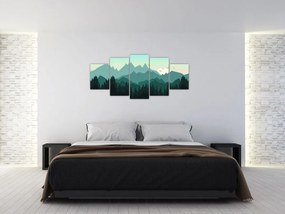 Obraz do obývačky - hory