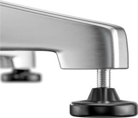Sada 2 ks záhradných barových stolov CITY 60 cm strieborná