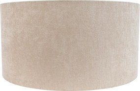 Látkové tienidlo na lampu svetlohnedé okrúhle 50/50/25