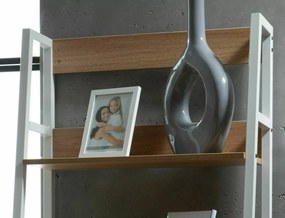 Knihovna Olsen 154 cm dub přírodní/bílá