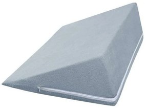 Bellatex Klinový podhlavník modrá, sivá, 80 x 50 x 20 cm