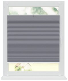 Dekodum Neinvazívna voštinová plisovaná roleta grey Šířka (cm): 31
